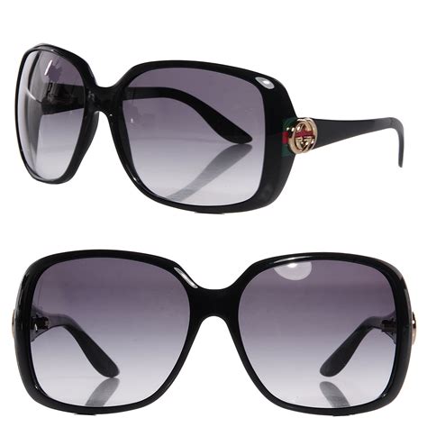 GUCCI GG Web Sunglasses GG3166/S Black 